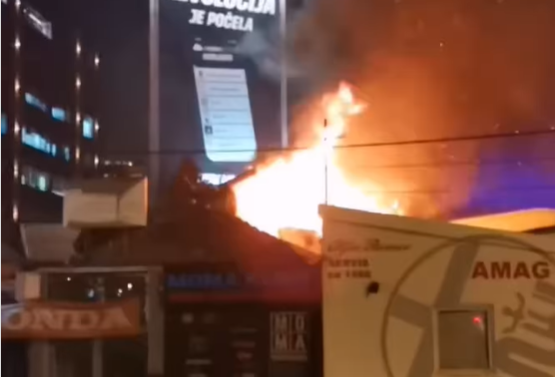 Izbio veliki požar u Beogradu