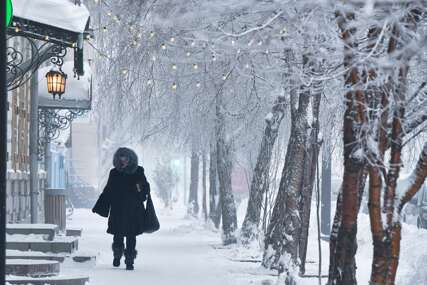 zima u Krasnojarsku (Sibir)