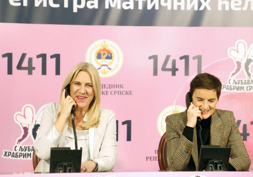 Željka Cvijanović i Ana Brnabić