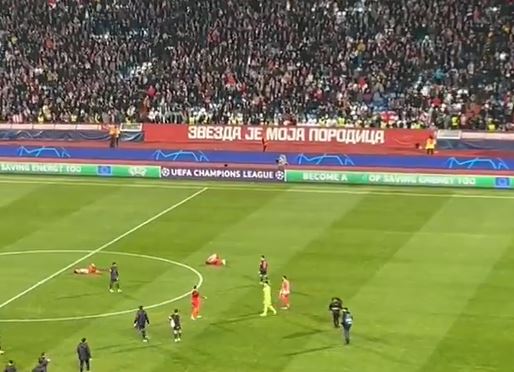 (VIDEO) Poraz koji je teško pao: 2 igrača Zvezde ostala na terenu duže vremena nakon završetka utakmice