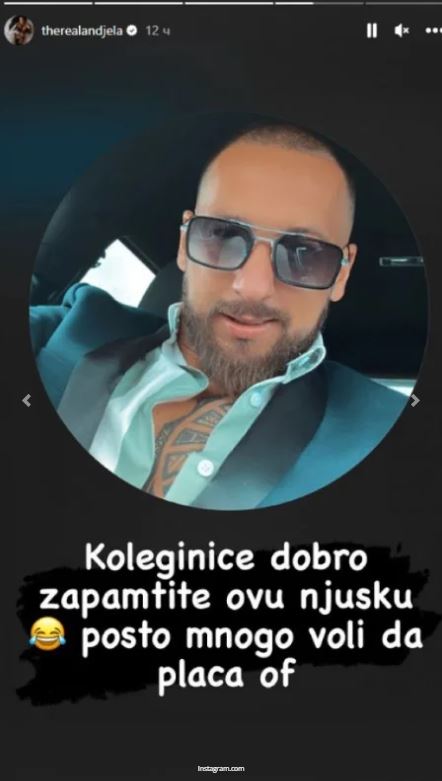 Anđela Vještica, Dino Dizdarević, objava