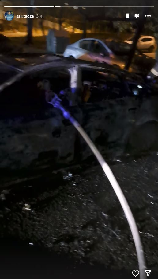 Zapaljen auto Takija Marinkovića