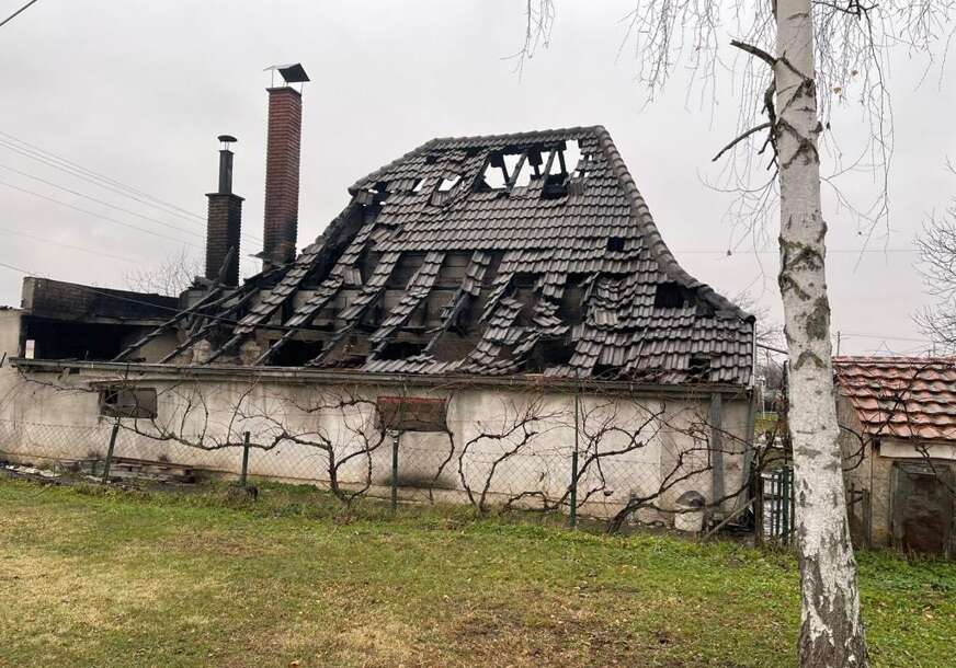 izgorila kuća u požaru, Kraljevo
