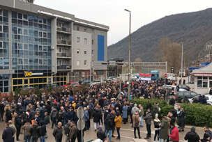 protest protiv hapšenja bivših oficira i vojnika Vojske Republike Srpske