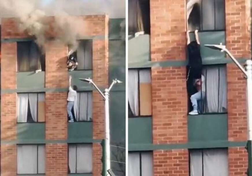 Mladić spasao djevojku iz zapaljenog stana