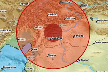 ZEMLJOTRES U TURSKOJ Jak potres zabilježen na dubini od osam kilometara