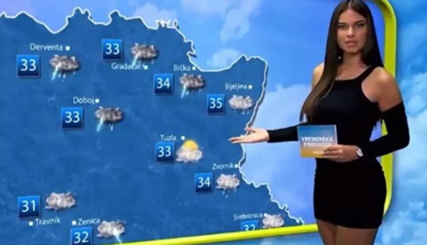 (VIDEO) "Naša Adrijana Lima" Zanosna voditeljka vremenske prognoze iz BiH zapalila internet