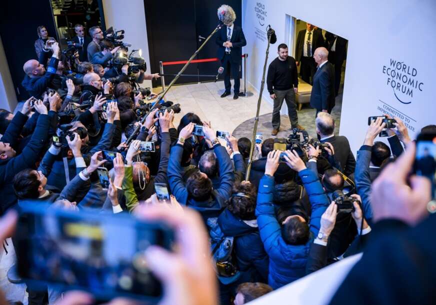 Volodimir Zelenski u Davosu