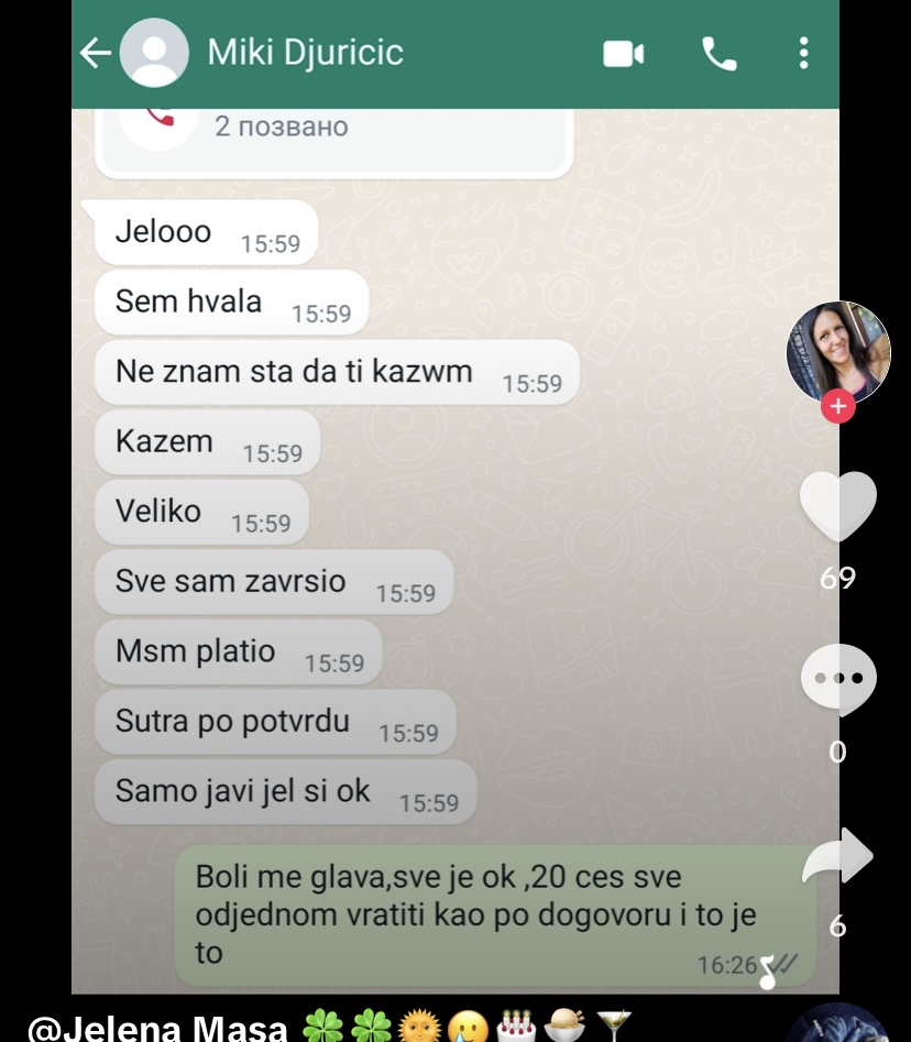 objava Jelena Maše