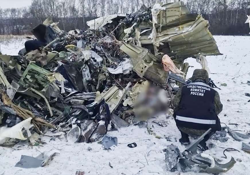 pad aviona  u ruskom regionu Belgorod