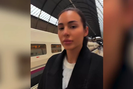 (VIDEO) Anastasija spakovala kofere: Nakon Nemanjine povrede viđena na željezničkoj stanici, evo kako izgleda bez trunke šminke