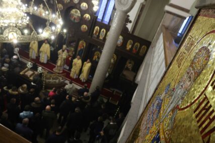 Bogojavljenje liturgija u hramu Hrista Spasitelja 