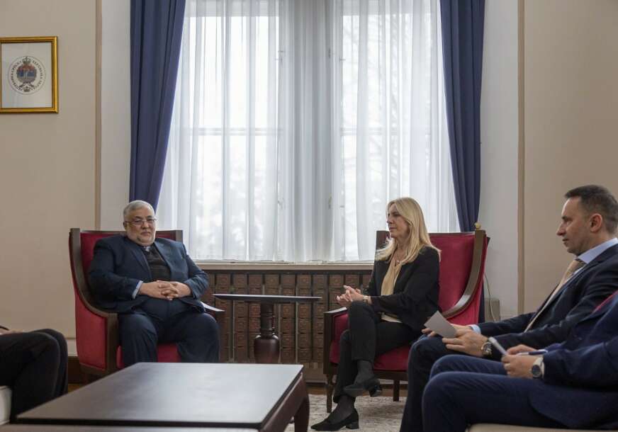 Upoznala ga sa pozicijom i stavovima Srpske: Cvijanovićeva razgovarala sa novim ambasadorom Irana u BiH