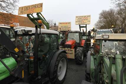 Njemačka protest poljoprivrednika