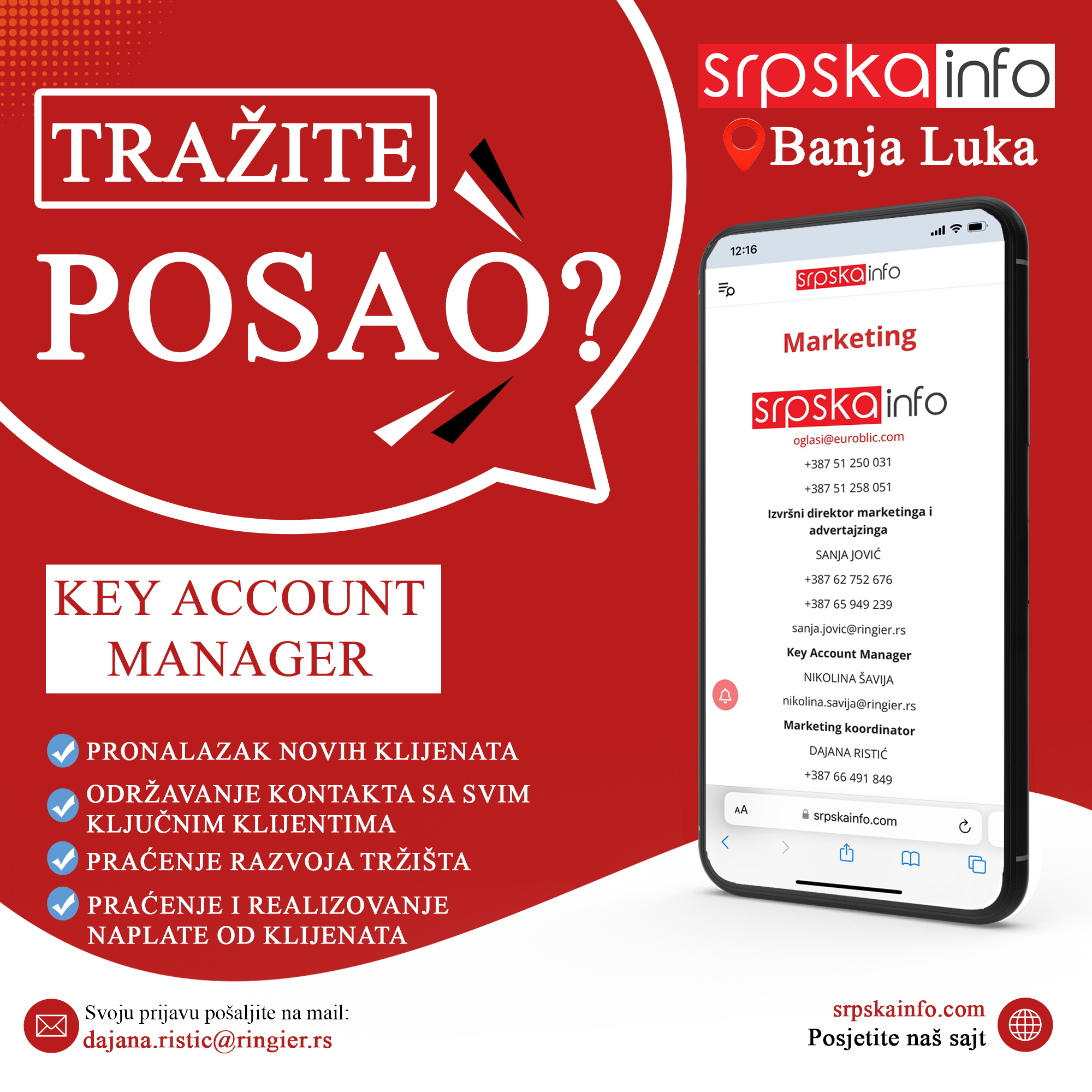 Oglas za posao