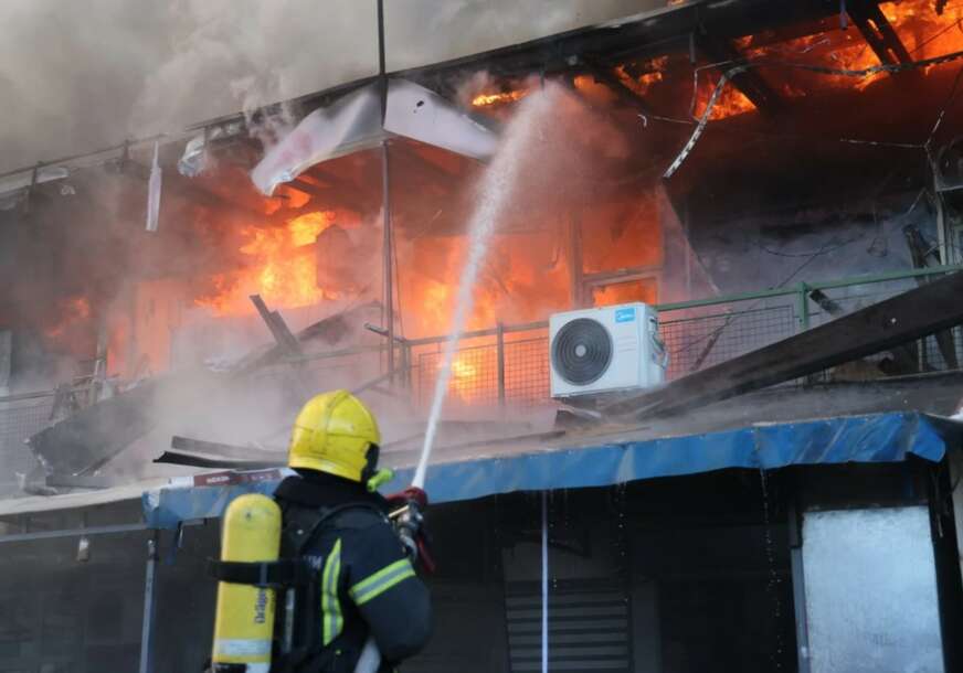 izbio požar u kineskom tržnom centru