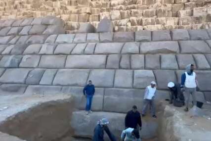 Renoviranje piramide u Egiptu