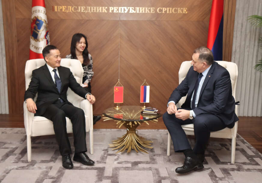SASTANAK DODIKA I PINGA Predsjednik Srpske zahvalio se ambasadoru Kine za uspješnu saradnju