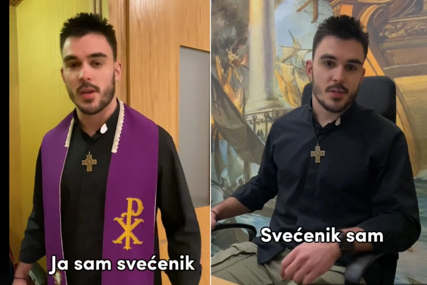 (VIDEO) “Naravno da mogu piti pivo” Mladi sveštenik iz Hrvatske otkrio da li pamti grijehove koje mu vjernici ispovijedaju i koliko zarađuje na mrežama