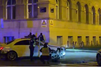 (VIDEO) Filmska potjera u Zagrebu: Više policijskih vozila jurilo slupani “mercedes”, napravio više saobraćajnih prekršaja