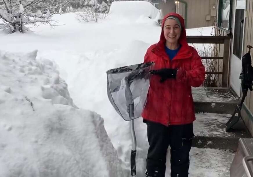 Snijeg na Aljaski skoro 3 metra