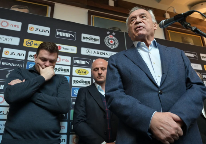 (FOTO) "I ja sam htio da odem, ali nisam" Vazura tvrdi da je Vučelić podnio ostavku, ali da je i dalje predsjednik Partizana