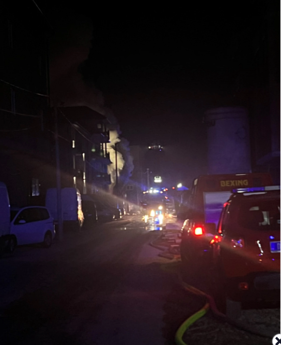 Požar u Surčinu, gašenje