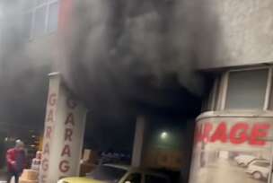 izbio požar na pijaci u Sarajevu