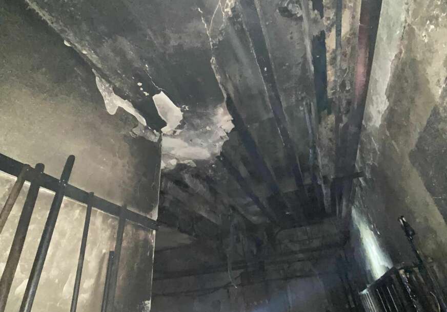 (FOTO) Požar u školi u Gradiški: Samozapaljenje dimnjaka kao mogući uzrok