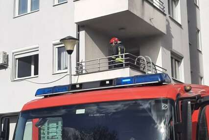 (FOTO) POŽAR U BANJALUCI Gorio stan u Lazarevu, nema povrijeđenih