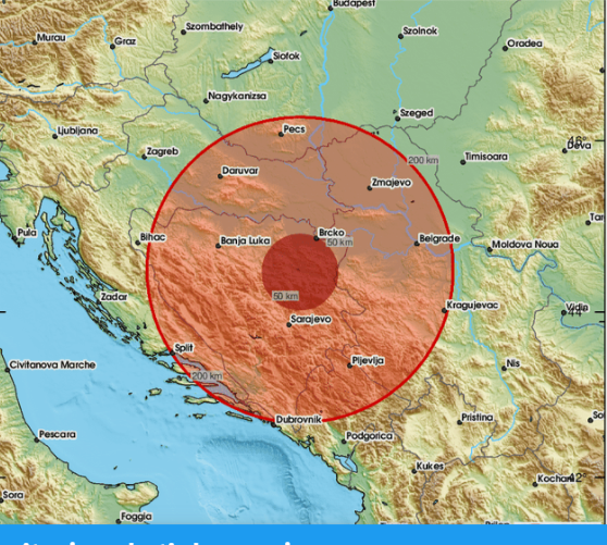 Zemljotres pogodio BiH: Treslo se u Tuzli i okolnim mjestima