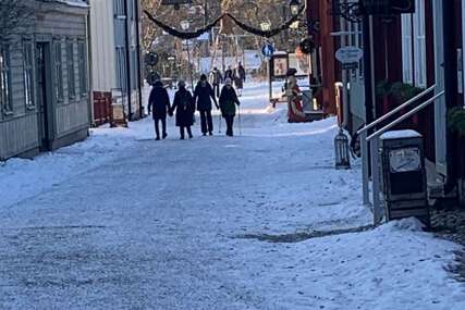 snijeg u Švedskoj