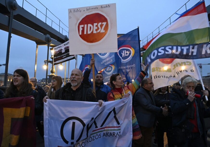 Protest u Mađarskoj 