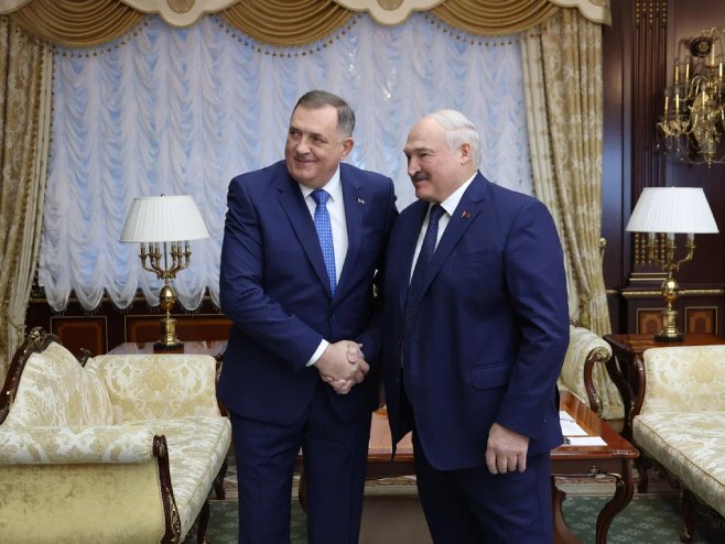 Aleksandar Lukašenko i Milorad Dodik