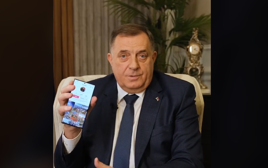 (VIDEO) MILE DODIK NA TIKTOKU Predsjednik Srpske otvorio nalog na novoj društvenoj mreži