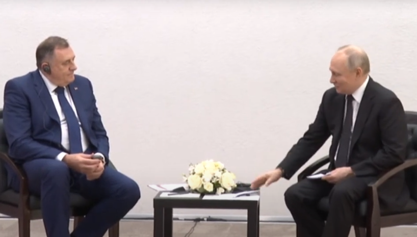“Nespojivo sa evropskim putem” Oglasili se iz Delegacija EU u BiH o sastanku Dodika sa Putinom i Lukašenkom