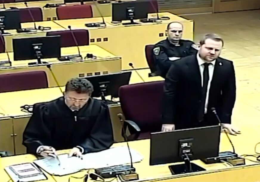 Miloš Lukić u sudnici