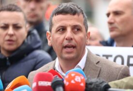 (FOTO) "Šmite, nešto radi, izbore ne kradi" Vukanović stigao ispred OHR, iznio i TEŠKE OPTUŽBE PROTIV DODIKA