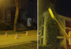 Posljedice oluje u Banjaluci: Grana drveta pala na ženu u centru grada, u Milakovićima se zapalila šuma