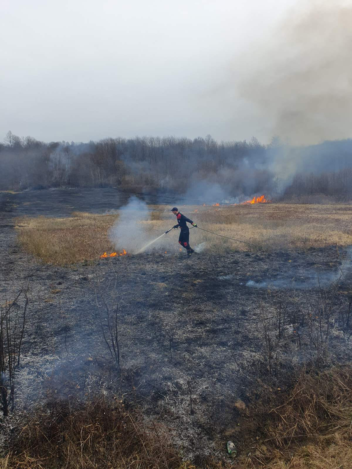 Požar u Gornjem Detlaku kod Dervente