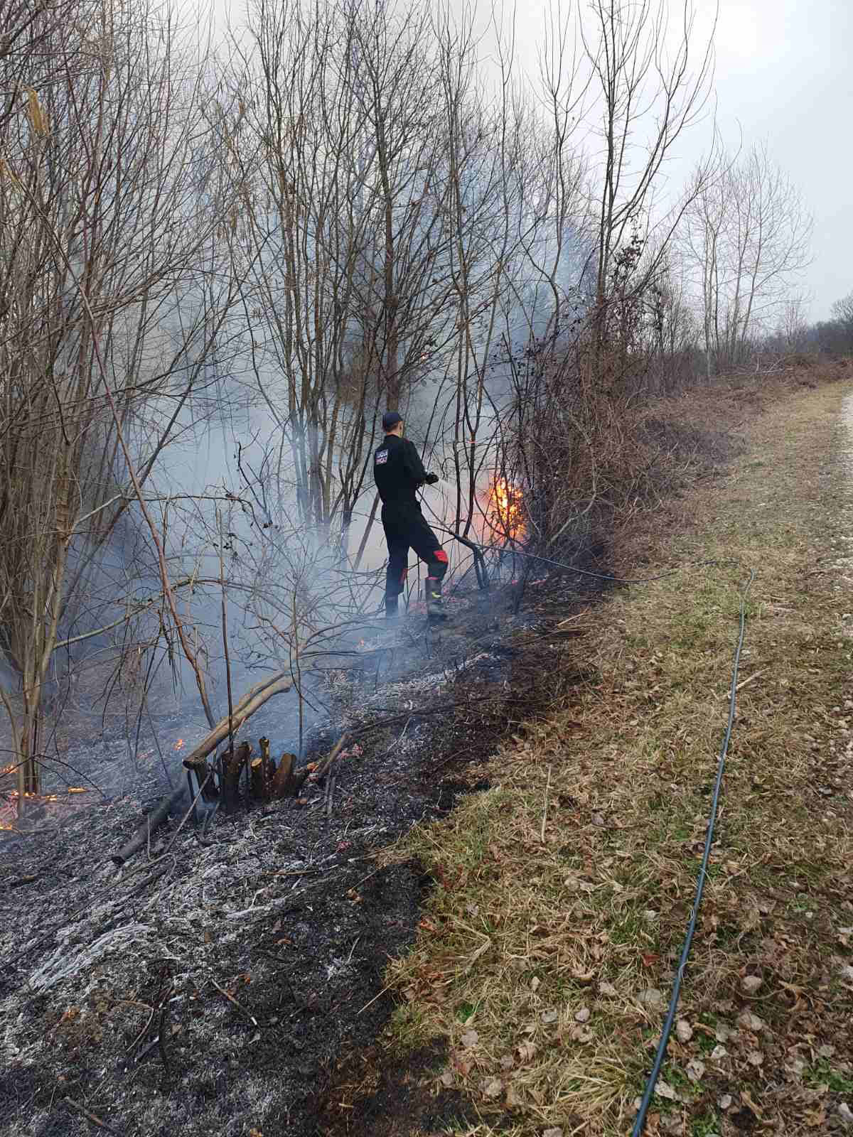 Požar u Gornjem Detlaku kod Dervente