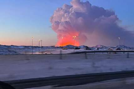 (VIDEO, FOTO) VATRENI DIV Vulkan na Islandu izbacuje lavu do 80 metara