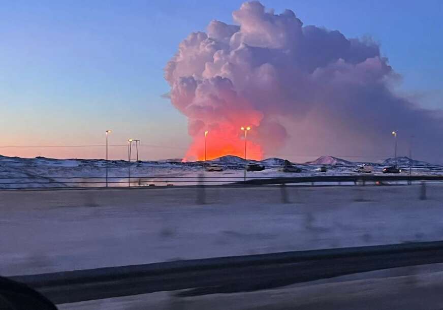 (VIDEO, FOTO) VATRENI DIV Vulkan na Islandu izbacuje lavu do 80 metara