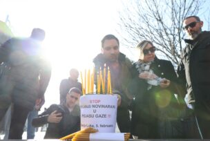 Udruženje BH novinara zapalili svijeće u pomen stradalim kolegama u pojasu Gaze
