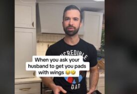 (VIDEO) "Ništa mi sad nije jasno" Poslala muža u prodavnicu po uloške s krilcima, a ono sa čim se on vratio sviju nasmijalo do suza