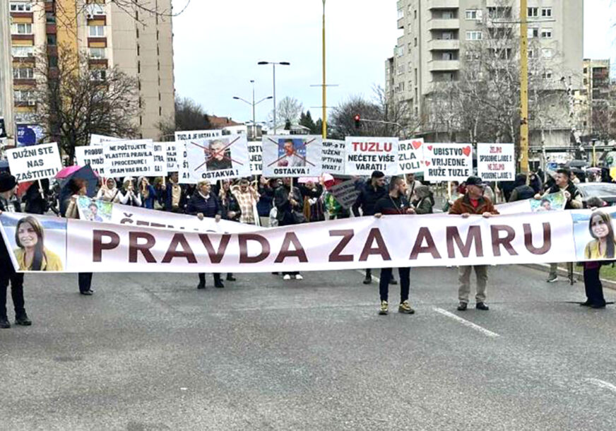 protestna šetnja "Pravda za Amru" u Tuzli