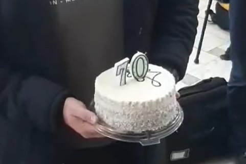 torta sa brojem 70