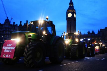 Protesti poljoprivrednika u Britaniji