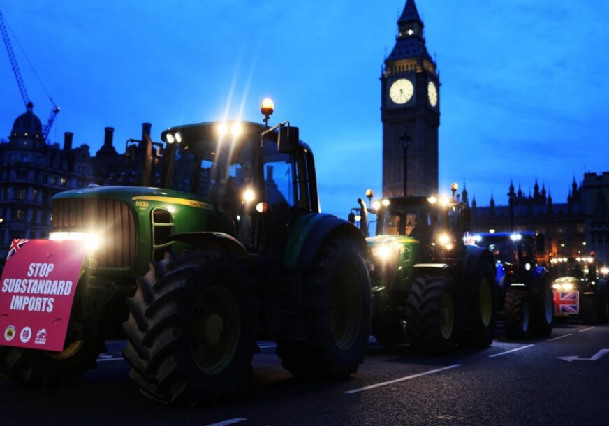Protesti poljoprivrednika u Britaniji