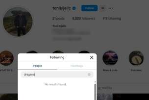 Dragana Mirković i Toni Bijelić se ne prate na Instagramu